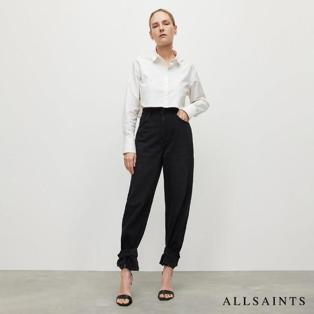 【ALLSAINTS】TARA 高腰水洗棉質直筒牛仔褲 WE010Y(直筒版型)