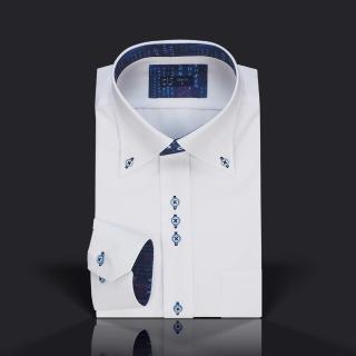 【衣十五】快雪白機能商務襯衫、Smart Temp擬態科技、動態溫控、吸濕排汗、防皺、彈力(商務襯衫)