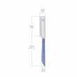 【KAI 貝印】鐵柄安全修眉刀x5入藍(藍貝印/初學者用/安全設計/除毛工具)