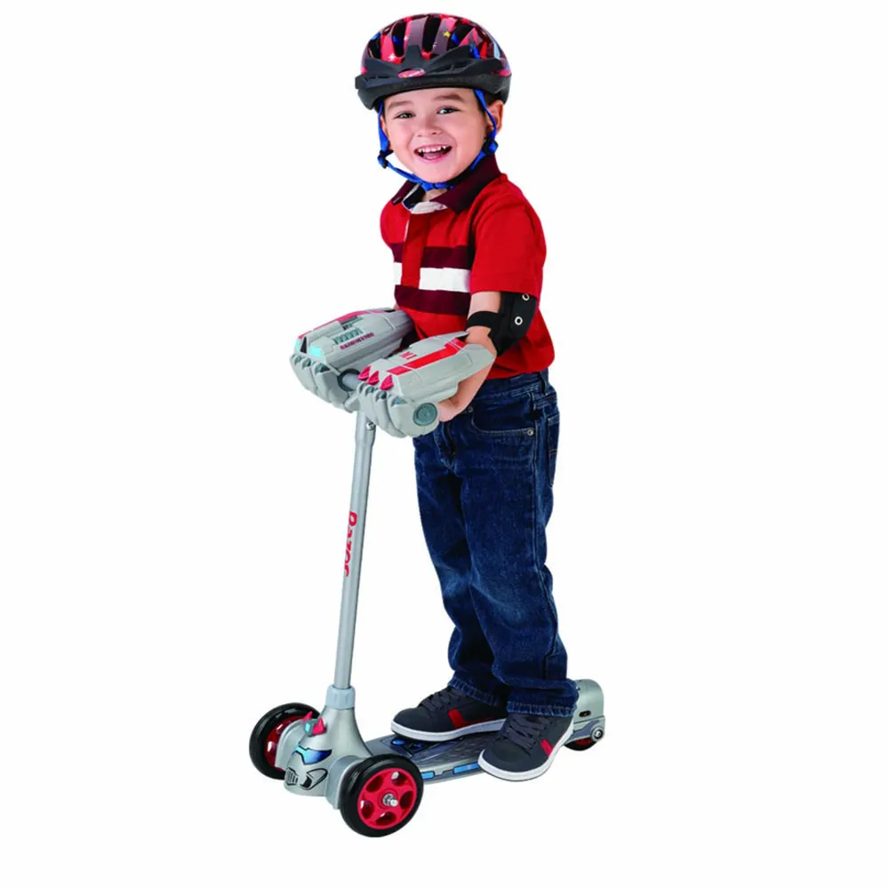 【美國 Razor Jr.】Robo Kix Scooter 機器人(兒童三輪滑板車)