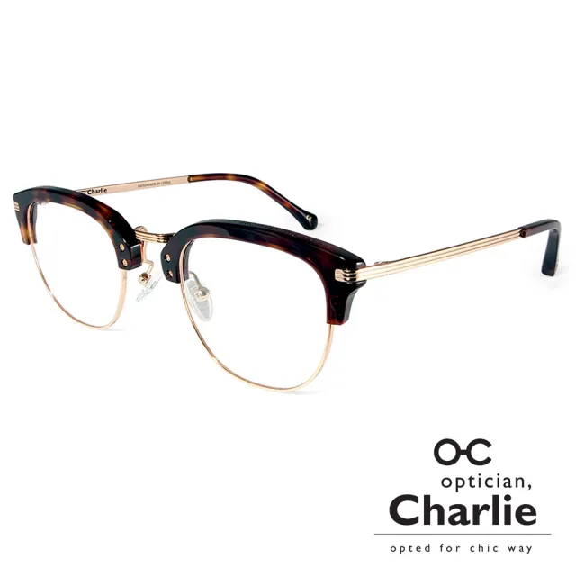 【Optician Charlie】韓國亞洲專利光學眼鏡OU系列(玳瑁 OU DE)