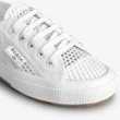 【ALAIA】時尚氣質簍空綁帶休閒小白鞋(白)