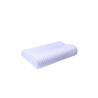 【HONDONI】人體工學5D波浪枕(買一送一共2入記憶枕頭 護頸枕 紓壓枕 側睡枕 午睡枕 透氣舒適天絲藍)