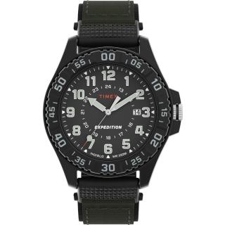 【TIMEX】天美時 遠徵系列 42毫米戶外手錶 黑x綠 TXTW4B26400
