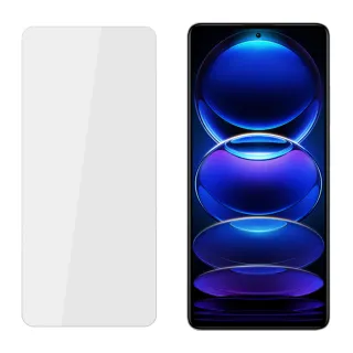 【YADI】紅米 Note 12 Pro/Pro+ 高清透鋼化玻璃保護貼(9H硬度/電鍍防指紋/CNC成型/AGC原廠玻璃-透明)