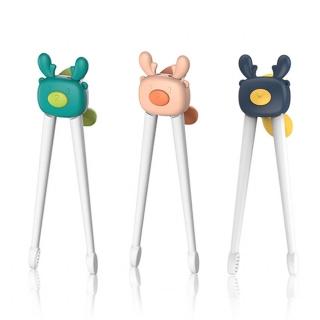 【HoGokids】可愛造型兒童學習筷(學習餐具/兒童安全餐具/寶寶訓練喫飯/輔助筷/筷子)