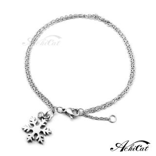 【AchiCat】手鍊．雙鍊式．雪花(新年禮物)