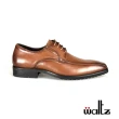 【Waltz】上班族首選 側V綁帶真皮 紳士鞋 皮鞋(512064-06 華爾滋皮鞋)