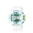 【CASIO卡西歐G-SHOCK 系列】運動潮流_夏日首選_耐衝擊構造_防水_LED照明_雙顯男錶(GA-400WG)