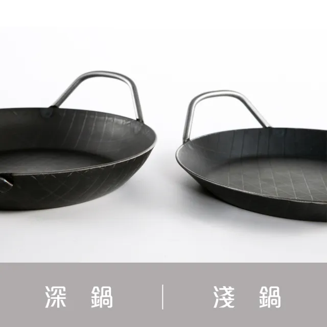 【TURK】土克 熱鍛雙耳深鍋 24cm 65926(台灣獨家總代理經銷)