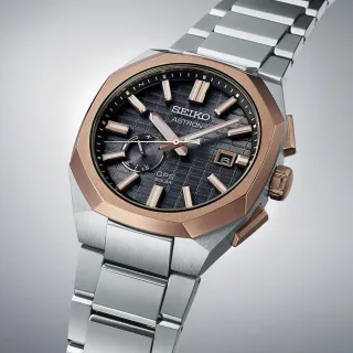 【SEIKO 精工】ASTRON GPS 八角鬥士3X62鈦金屬男錶-灰x銀/41.2mm 情人節 新年  禮物(SSJ014J1/3X62-0AA0K)