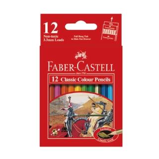 【Faber-Castell】輝柏 環保裝 油性彩色鉛筆 12色 短型 /盒 115851