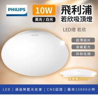 【Philips 飛利浦照明】10w 若欣 LED吸頂燈 居家吸頂燈 適用1坪(1入組)