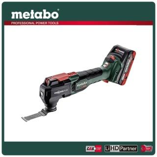 【metabo 美達寶】18V鋰電無刷磨切機4.0Ah單電套裝組隨附系統工具箱(MT 18 LTX BL QSL)