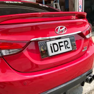 【IDFR】Hyundai 現代 Elantra 2010~2015 鍍鉻 尾門飾條 後車箱飾條(車身鍍鉻飾條)