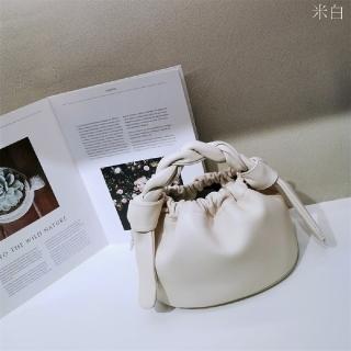 【巴黎精品】現貨+預購 手提包真皮側揹包(清新甜美簡約編織女包包a1bh44)