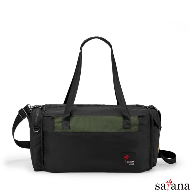 【satana】Explore 探索伸縮旅行袋/收納袋/行李袋(軍綠色拼接)