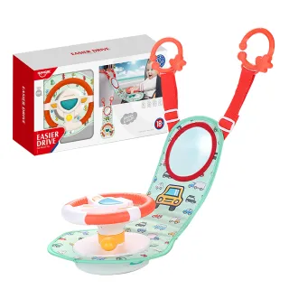 【Playful Toys 頑玩具】掛式兒童方向盤玩具(車內安撫 兒童駕駛 仿真駕駛 嬰兒玩具)