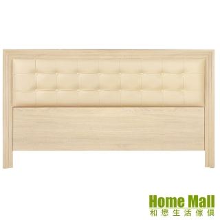 【HOME MALL-西施美學】雙人5尺床頭片(原切橡木色)