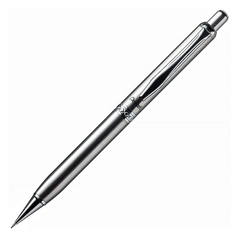 【PENTEL】Pentel飛龍A810T高級不鏽鋼自動鉛筆 時尚銀