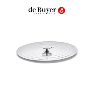 【de Buyer 畢耶】不鏽鋼通用鍋蓋-適用26-28cm鍋具(平面式鍋蓋)