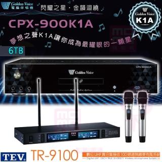 【金嗓】CPX-900 K1A+TEV TR-9100(6TB電腦伴唱機+無線麥克風)