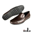 【Waltz】真皮時尚 豆豆鞋/休閒鞋/男懶人鞋(612122-23 華爾滋皮鞋)