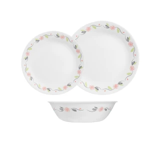 【CORELLE 康寧】陽光橙園3件式餐盤組(C02)