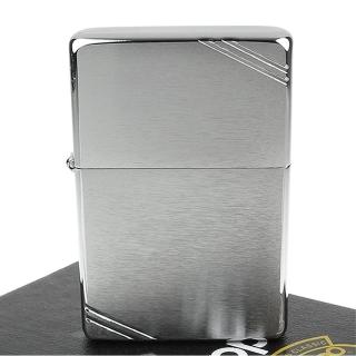 【ZIPPO】美系-Vintage-1937復刻版打火機(拉絲打磨鍍鉻款)