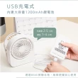【KINYO】充插二用4吋USB充電風扇/桌扇/夾扇/UF-1685(可夾/可立)