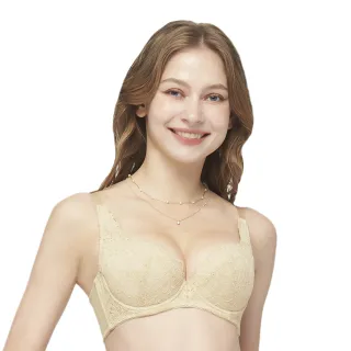 【Swear 思薇爾】夏夜星夢系列B-F罩蕾絲包覆女內衣(淺棕膚)