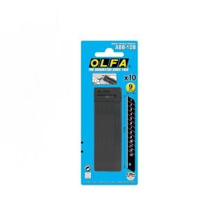 【OLFA】小型 美工刀片 黑刃 10片入/盒 ABB-10B