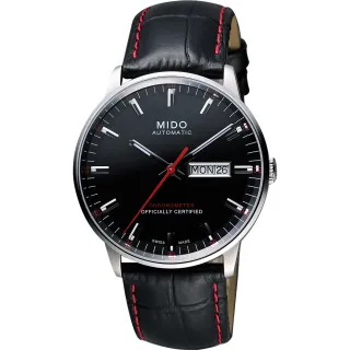 【MIDO 美度】官方授權 Commander II指揮官系列機械錶-黑/40mm 女王節(M0214311605100)