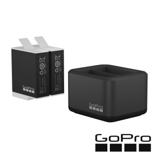 【GoPro】雙充+ENDURO高續航電池2入套組 For HERO9/10/11/12 Black(ADDBD-211-AS)