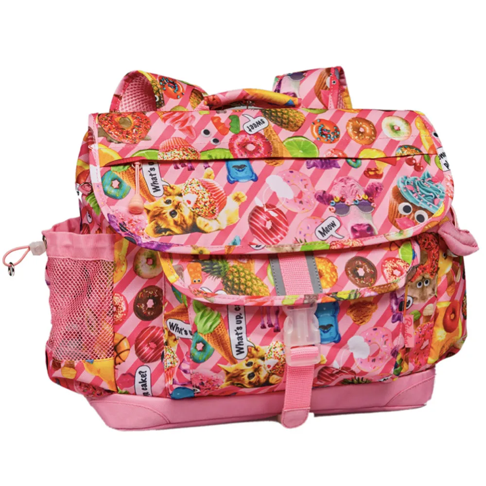【美國Bixbee】彩印系列粉粉甜想中童輕量舒壓背書包