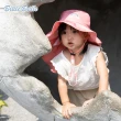 【Brille Brille】海馬系列 頸部防護 兒童防曬帽 可收放型(夢想彩虹)