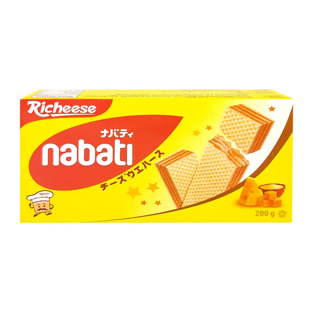 即期品【Nabati】起司威化餅/麗巧克巧克力威化餅-任選2入(200gx2)