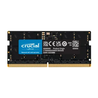 【Crucial 美光】DDR5 5600 16GB 筆記型記憶體(CT16G56C46S5)