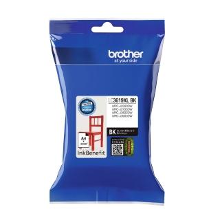 【brother】官方直營 LC3619XL-BK 原廠超高容量黑色墨水匣