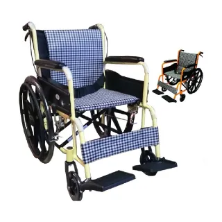 【海夫健康生活館】富士康 鋁合金 雙層不折背 輕型輪椅(FZK-2B)