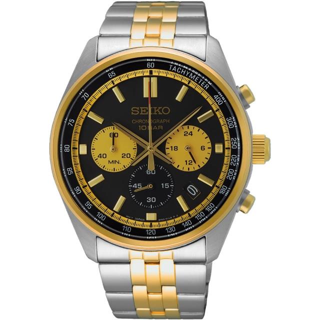 【SEIKO 精工】CS系列 急速時刻 時尚計時腕錶 指針錶 手錶  送禮(8T63-00W0KS/SSB430P1)