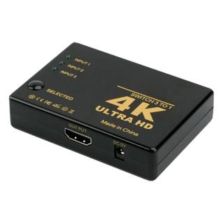 【Bravo-u】HDMI 三入一出 4Kx2K高清多媒體切換器