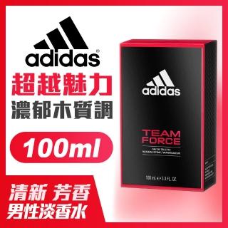 【adidas愛迪達】男用淡香水-超越魅力(100ml)