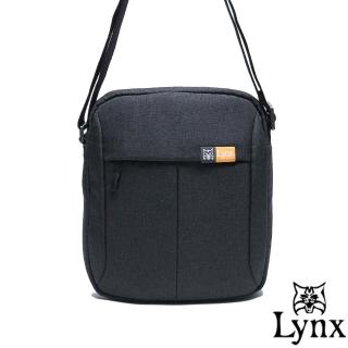 【Lynx】山貓質男防撥水休閒直式斜背包