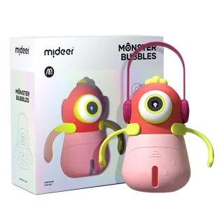 MiDeer 小怪獸電動泡泡機（粉）