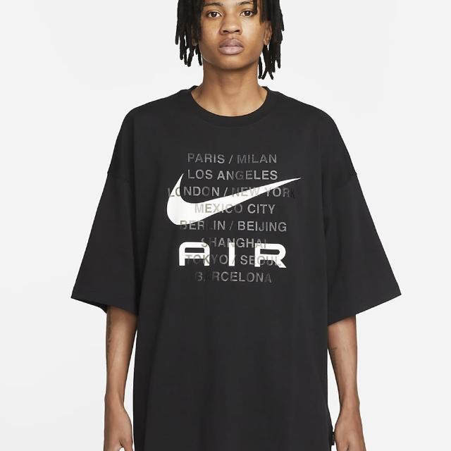 【NIKE 耐吉】Oversize 短袖上衣 休閒 AS M NSW TEE OS NIKE AIR 男款 黑(FD1250010)