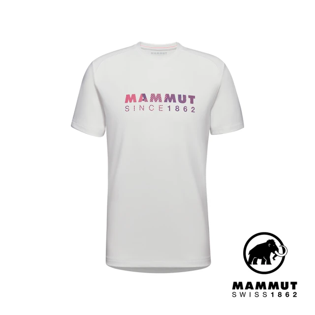 Mammut 長毛象 Trovat T-Shirt Men Logo 防曬機能短袖T恤 白色 男款 #1017-05250