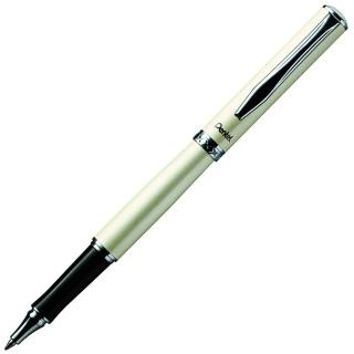 【PENTEL】Pentel飛龍K611W高級不鏽鋼鋼珠筆 象牙白