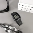 【CASIO 卡西歐】經典復古 方形造型 雙顯 電子數位 橡膠手錶 黑色 33mm(LF-20W-1A)