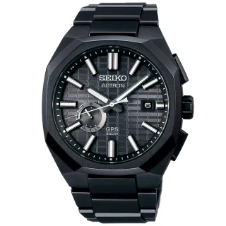【SEIKO 精工】Astron系列 GPS 鈦金屬 薄型衛星電波腕錶 618 年中慶 禮物(SSJ015J1/3X62-0AA0SD)